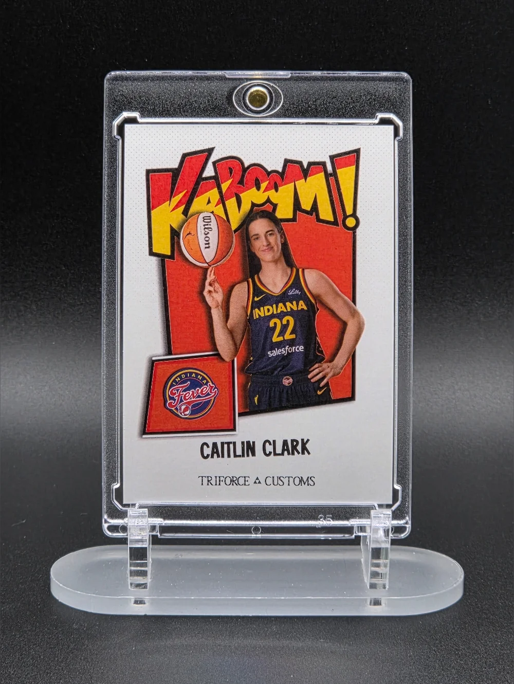 Custom Caitlin Clark “Kaboom‑Style” Card – Premium Fan Art Collectible - Picture 2 of 6
